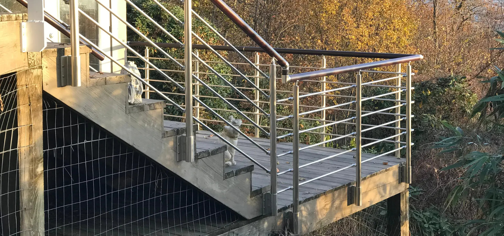 Custom Aluminum  Railings and Staircases